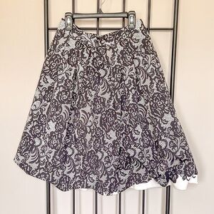 WHBM Lace Full Circle Skirt Sz 2